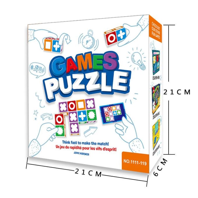 Kinderen Ruimte Logisch Denken Bordspel Matchen Puzzel Feest Geheugenspellen voor Kinderen Interactief Leren Educatief Speelgoed white