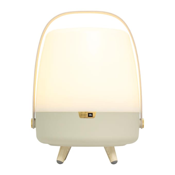 Kooduu Lite-Up Play - Draagbare Speaker Lamp - Krachtig Geluid - Warm Wit Licht - Sand