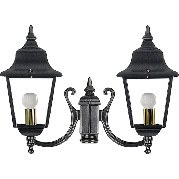 Tweearmige mastverlichting Dopo lighting Rob Ip44 E27