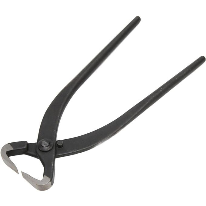 Bonsai Takkenknipper Mangaanstaal Professionele Takkenschaar voor Bloemenboom 8,1 Inch gray