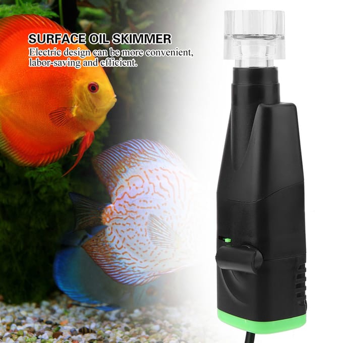 Elastric Oppervlakte Olieafscheider Mini Auto Aquarium Verwijder Olievlies Gereedschap black