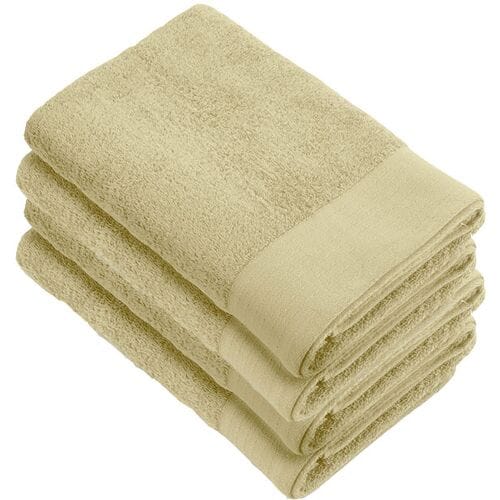 Walra Soft Cotton Handdoek 70 x 140 cm 550 gram Maisgeel - 4 stuks