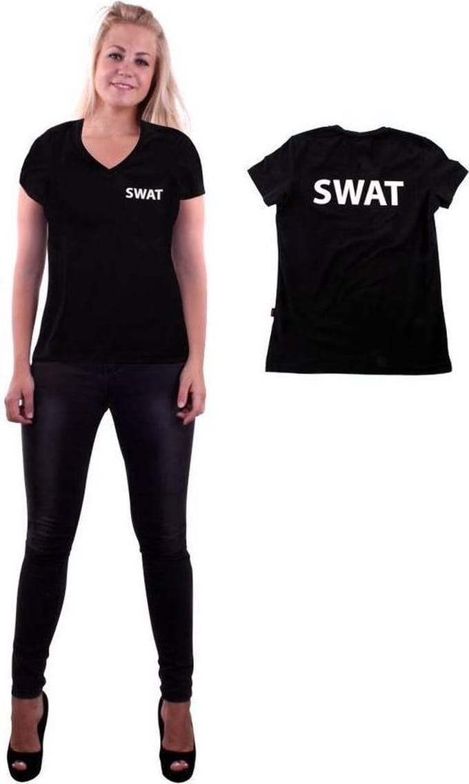 SWAT T-shirt dames - Maat L