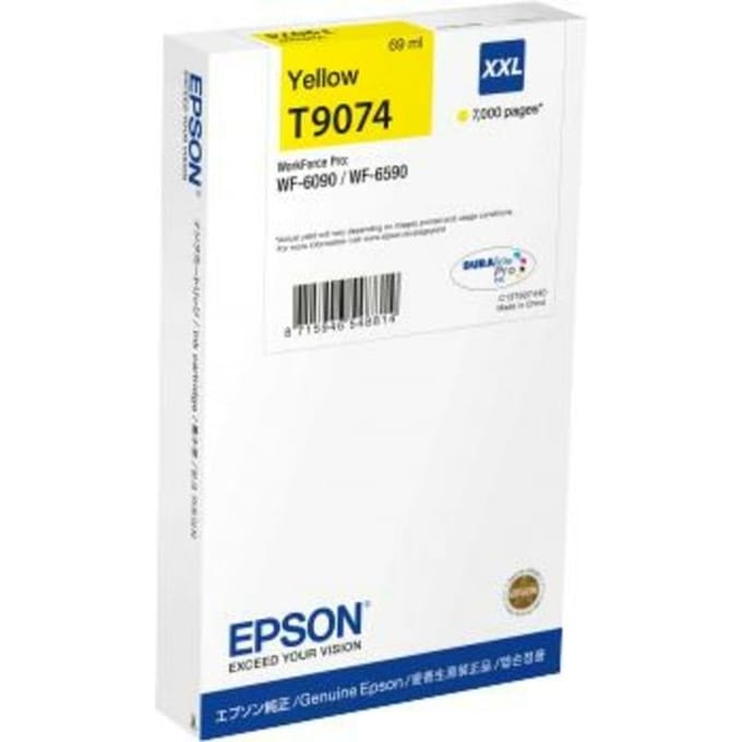 Epson T9074 inktcartridge geel extra hoge capaciteit (origineel)