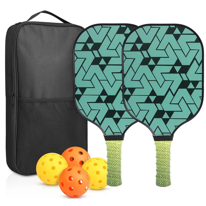 Glasvezel Piek Racket Pp Honingraat Groen Sportpak blue