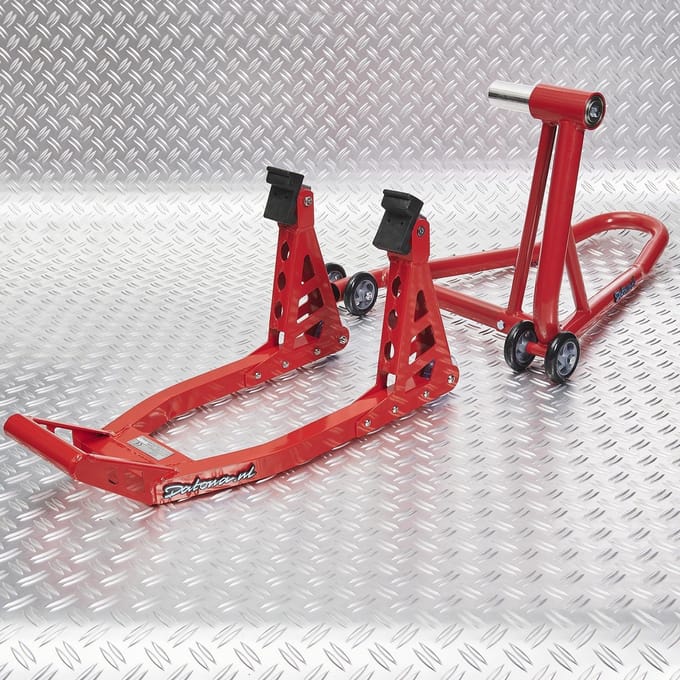 Datona® Paddockstand set enkelzijdige ophanging - KTM - Rood