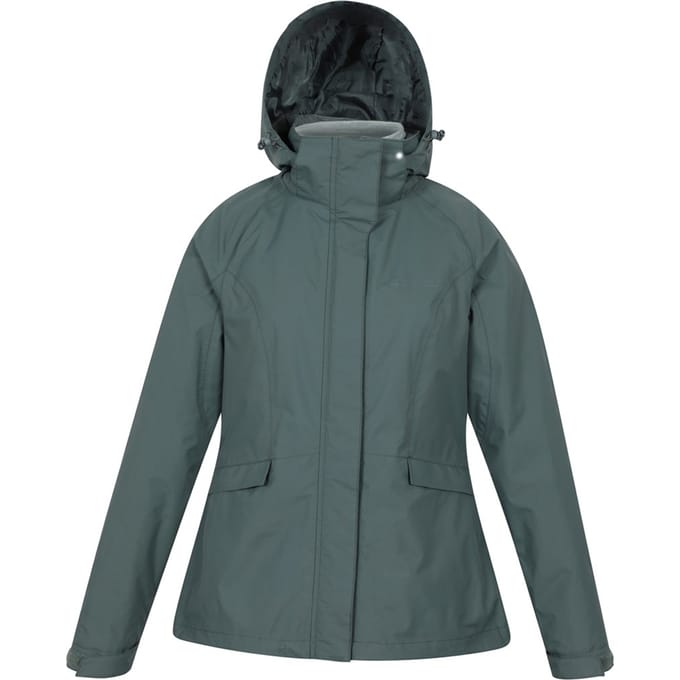 Mountain Warehouse Dames/Dames Thunderstorm II 3 in 1 Waterdichte Jas (Licht Khaki)