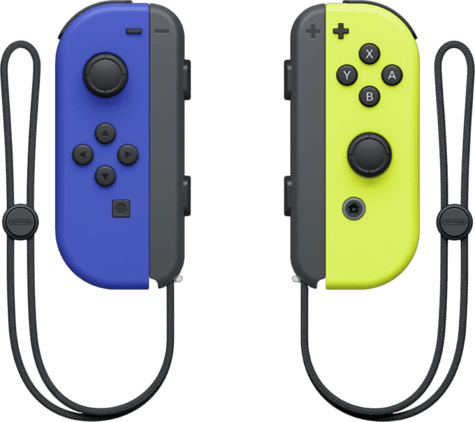 Nintendo Joy-Con Pair Blue/Neon Yellow - Wireless Controller - Nintendo Switch