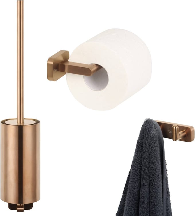 Ben Mykanto toiletset 3-delig geborsteld koper