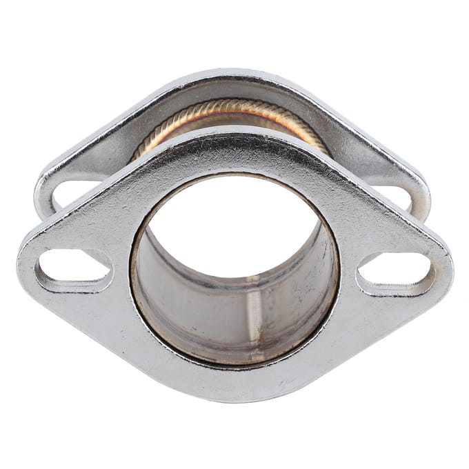 Bride d'extension de tuyau de silencieux, adaptateur d'échappement en acier inoxydable universel pour automobile gray