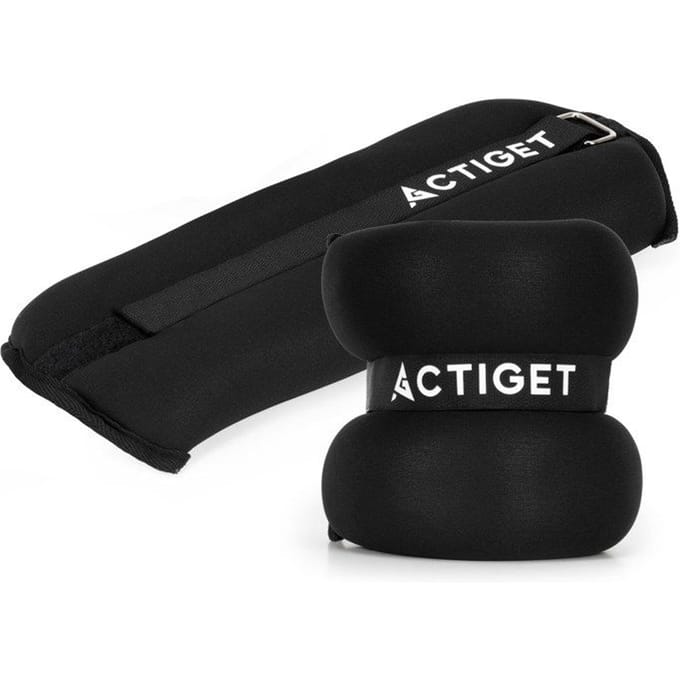 Actiget® Pols- en enkelgewicht | 2 Stuks | 3 kg | Zwart