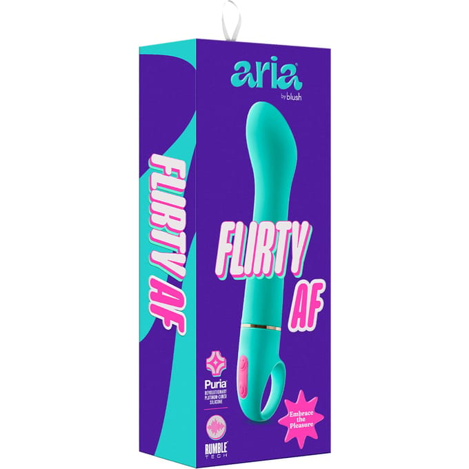 Blush Vibrator Love Toy Aria Flirty Af Teal Groen