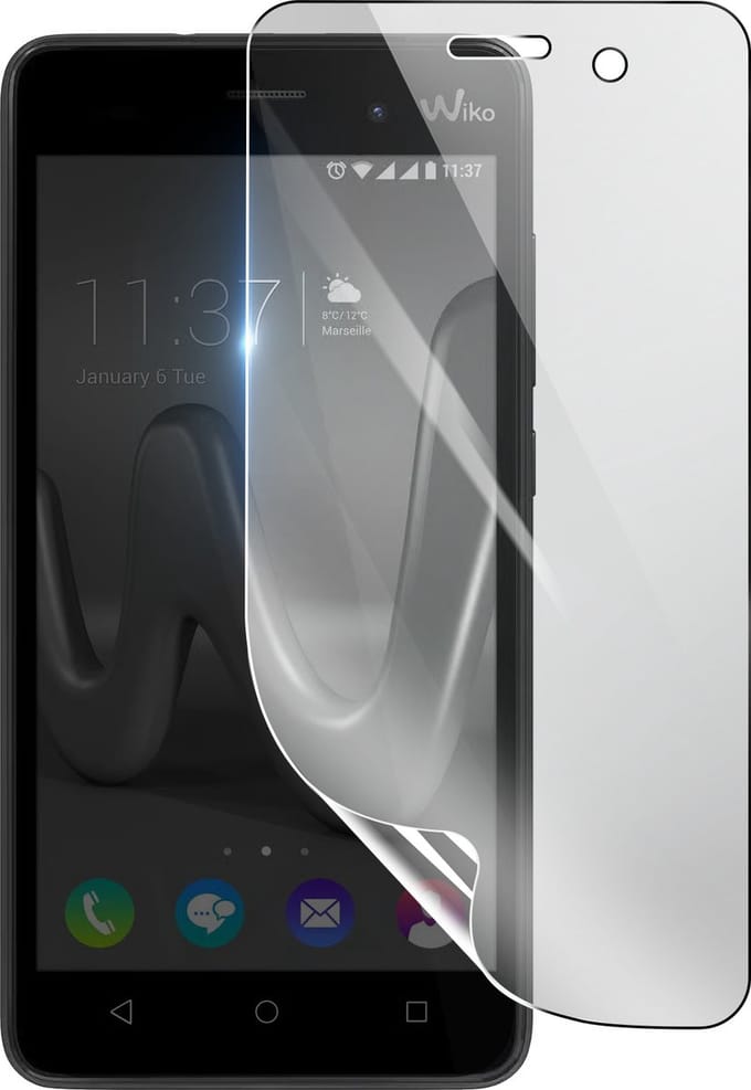 3mk, Geschikt voor Wiko Lenny 3, Schokbestendige Hydrogel Screenprotector, Transparant