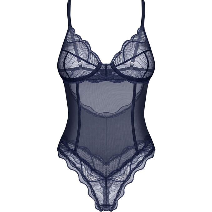 Obsessive - Nightly Teddy Open Kruis - Blauw