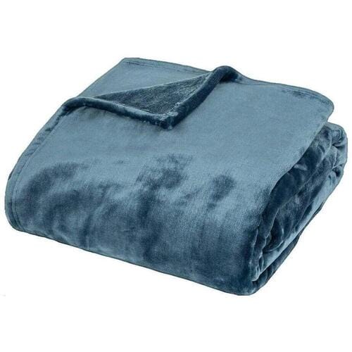 Atmosphera Plaid superzacht - 130x180cm - Egeïsch Blauw