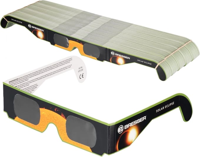 Bresser Eclipsbril - 250 stuks - Zonsverduistering - Zonwaarnemingen - Veilig