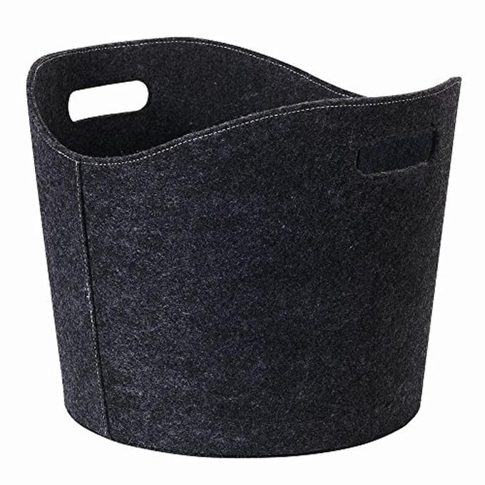 Vilten Brandhouttas 31 cm - Grijs