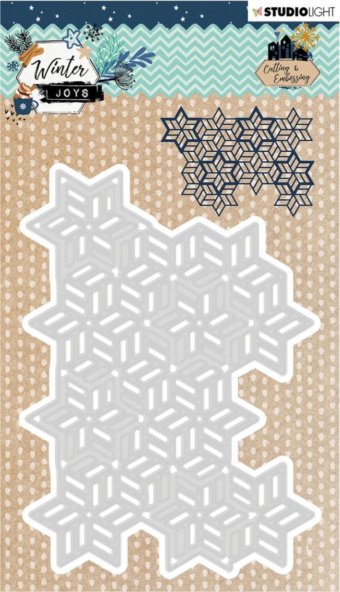 Studio Light Embossing Die - Winter Joys nr 231 - 98x136mm