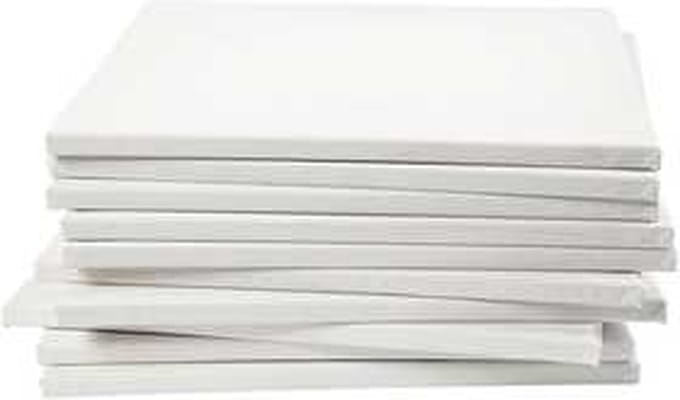 CC Canvas, D. 1,6 cm, size 40x40 cm, 280 g, white, 40 pc/ 1 pack