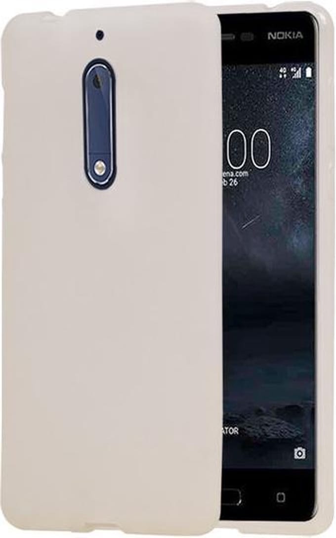 BestCases.nl Nokia 5 TPU back case hoesje transparant Wit