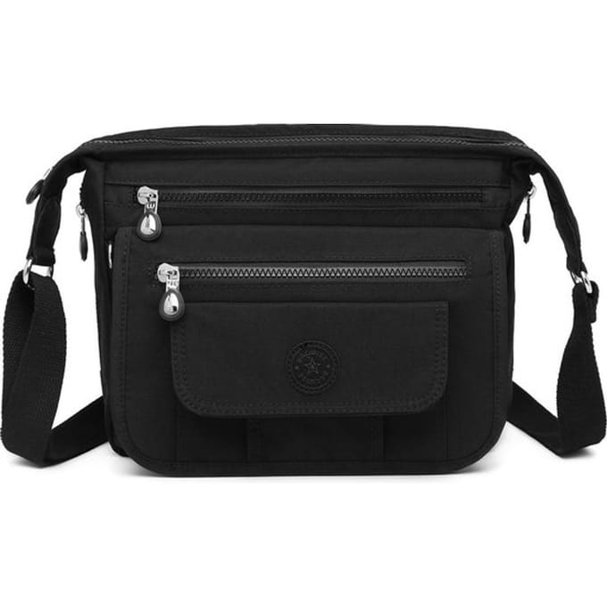 Bagwise® Schoudertas - Crossbody - Dames - (CR3005) - Zwart