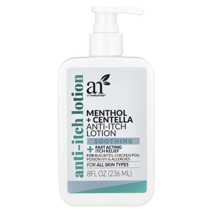 Menthol + Centella Anti-Jeuk Lotion, Alle Huidtypen, 236 ml (8 fl oz) white