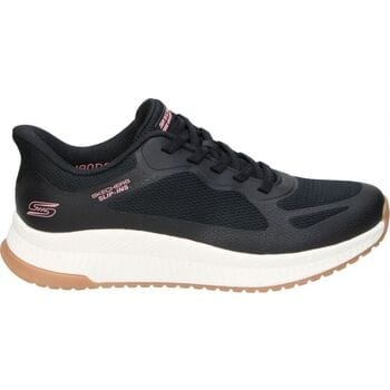 Skechers Slip-ins: BOBS Squad 4 - Staple Look - Zwart - Extra comfort - Memory Foam - Maat 36