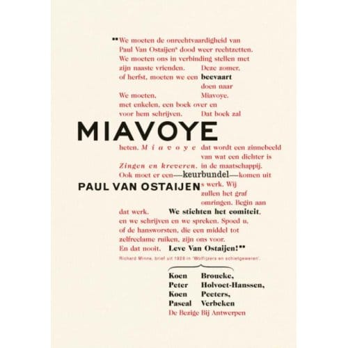 Miavoye - Koen Peeters