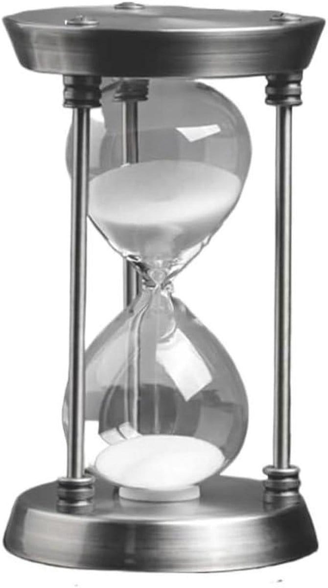 Zandloper Timer - Zandklok Tijd - Koken Spel Activiteit - Grote Decoratie - 15 30 60 Min - A1