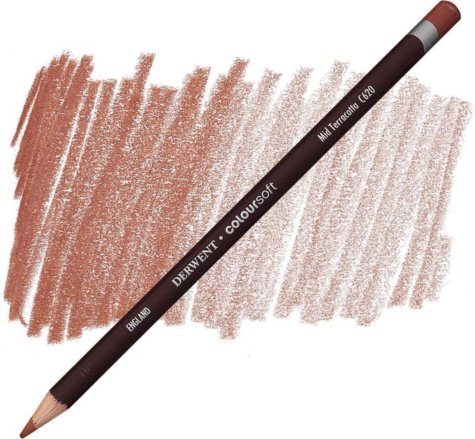 Derwent Coloursoft potlood Mid Terracotta C620