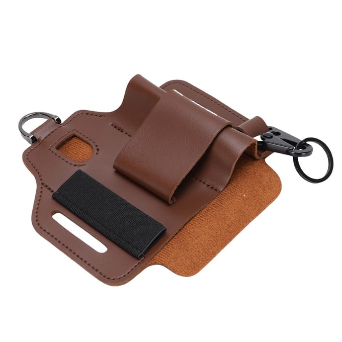 Étui Cuir Multitool Multifonctionnel Portable Cuir Pochette Outil Organisateur pour Camping Extérieur