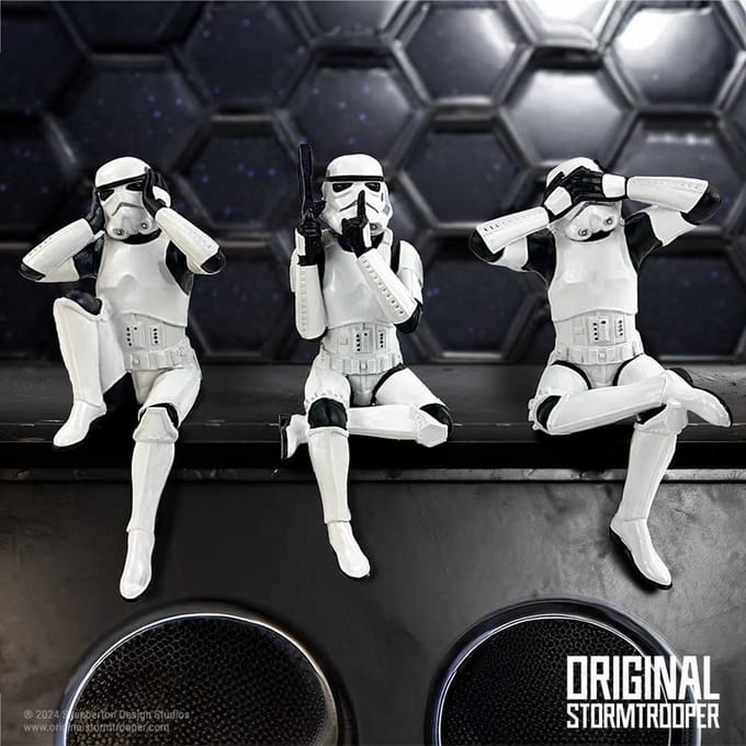 Original Stormtrooper Nemesis Now - Three Wise Stormtrooper Unisex beeld - meerkleurig - Standard