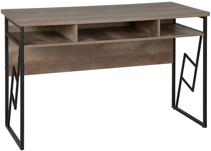 FORRES - Bureau - Donkere houtkleur - Spaanplaat