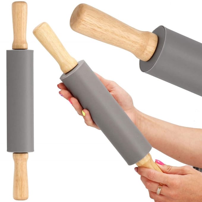Siliconen deegroller, 38 cm