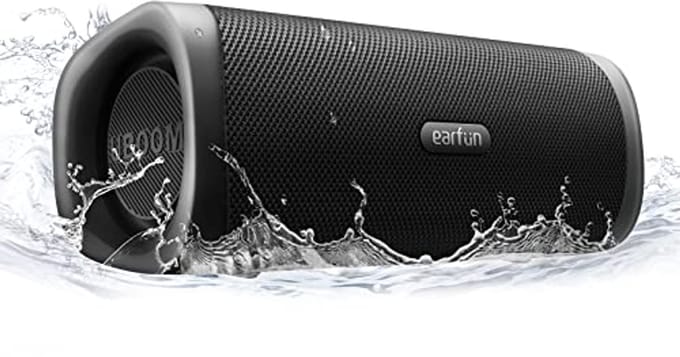 Draagbare Bluetooth luidspreker met 28W stereo geluid, rijke bas, IP67 waterdicht en stofdicht ontwerp