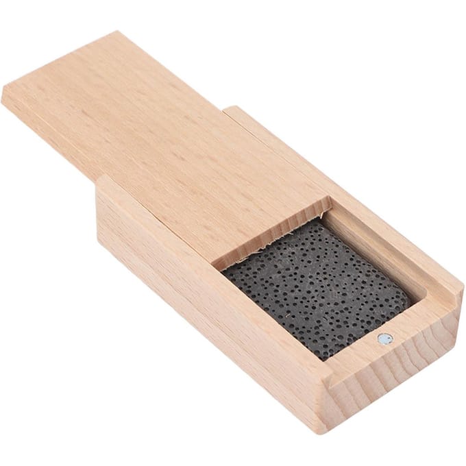 Essentiële Olie Diffuser Doos Schuifdeksel Type Houten Aromatherapie Olie Diffuser voor Thuis Auto beige