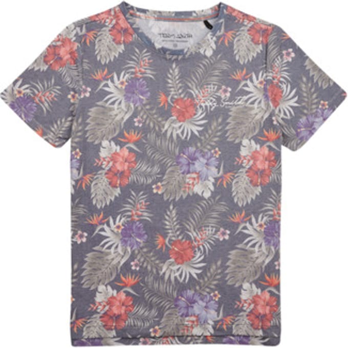Teddy Smith  T-shirt Korte Mouw T-FLOWERS MC JR