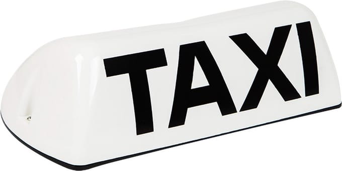 TAXI LED lamp - Met magneten - 12V