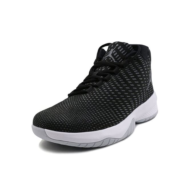 Jordan B. Fly Ronde Neus Comfortabele Stof Schokabsorberend Antislip Slijtvast Laag Uitgesneden Basketbalschoenen Heren sneaker Zwart 910209-011 42.5 black