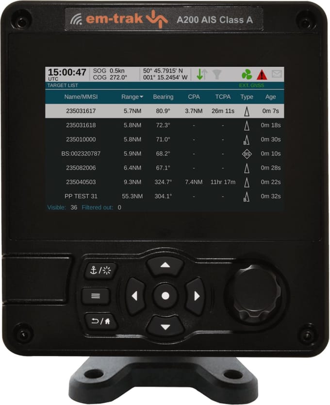Em-Trak A200 Class A AIS Transceiver