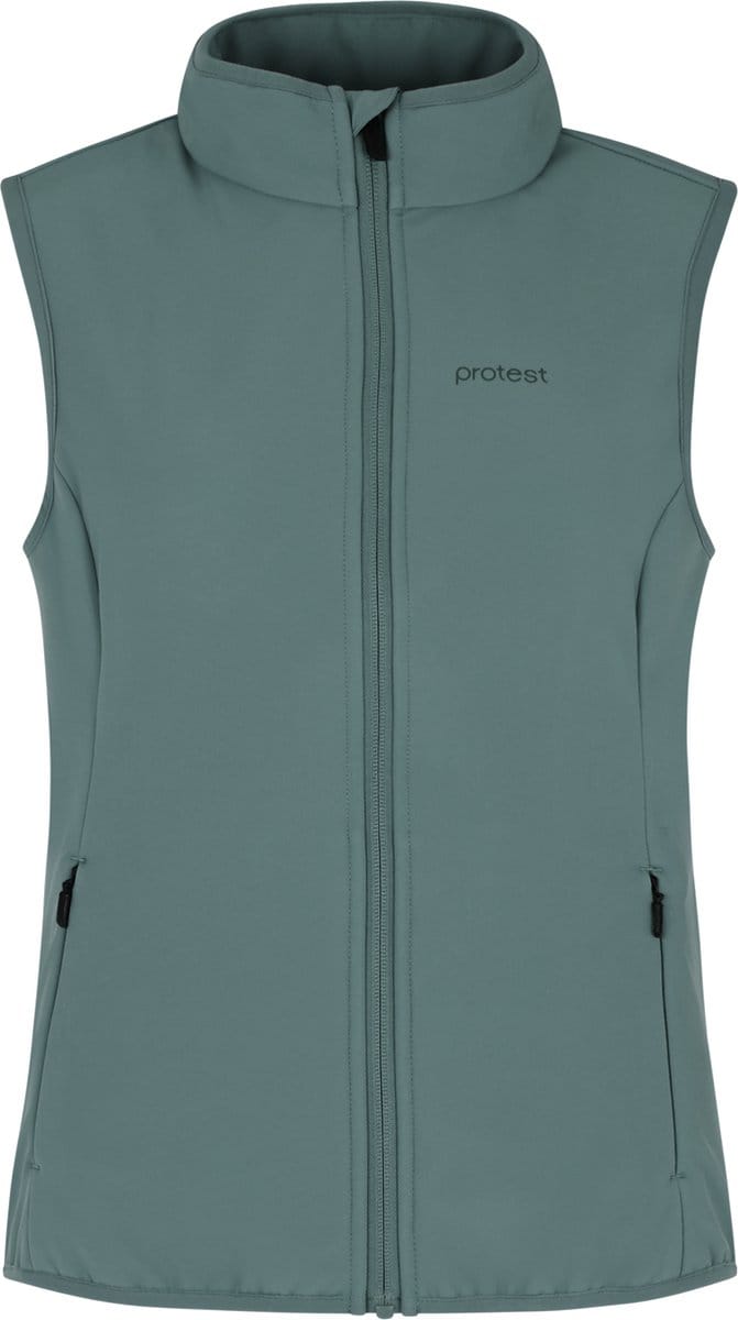 Protest Prtchaos – Bodywarmer Dames – Softshell fleece – Zak met rits