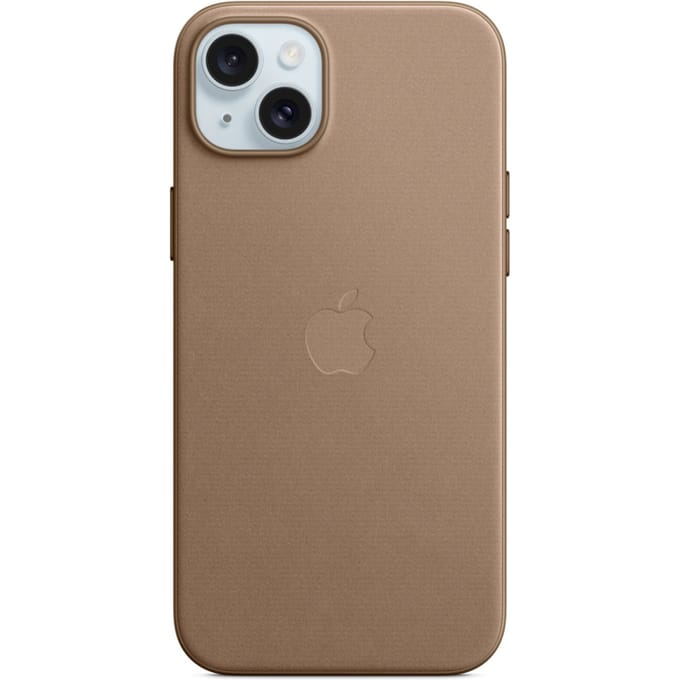 Apple FineWoven Case with MagSafe geschikt voor iPhone 15 Plus - Taupe