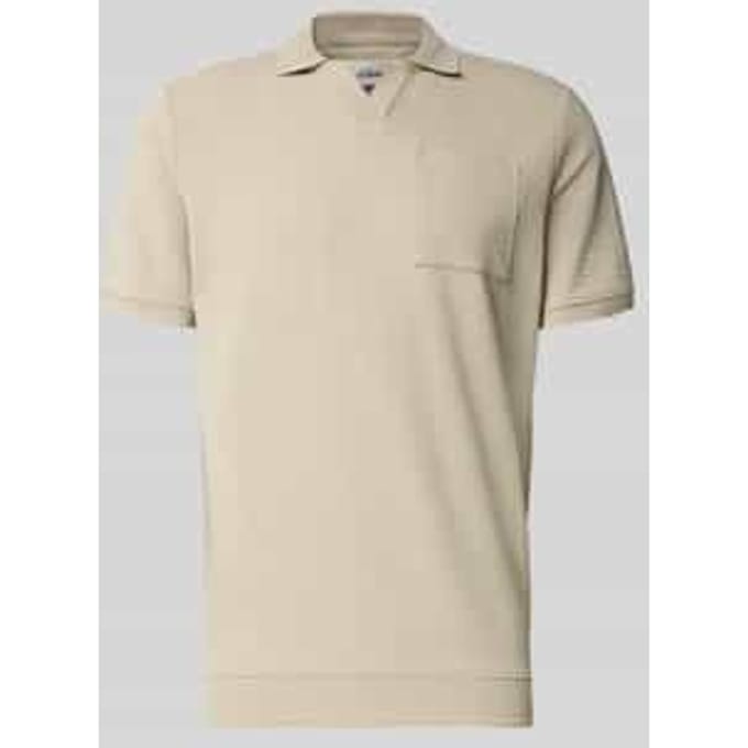 regular fit poloshirt van katoenmix