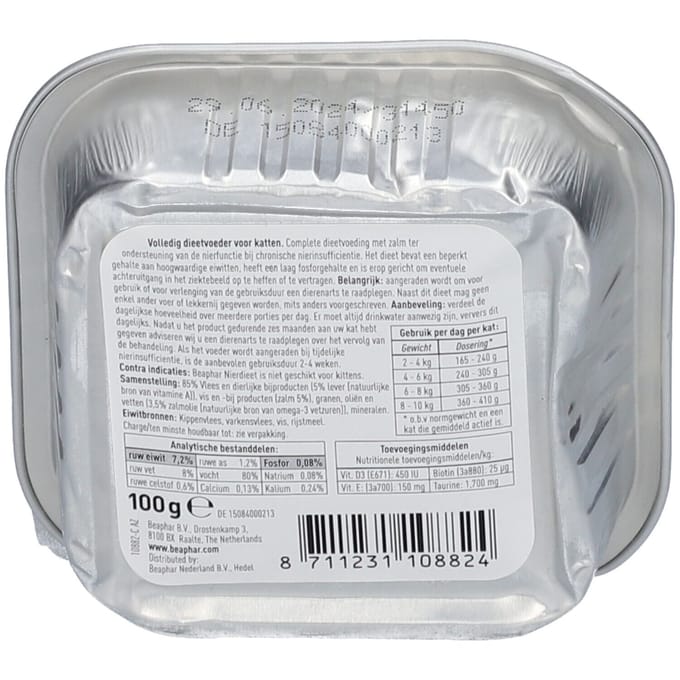Beaphar Nierdieet kat - Zalm 100g