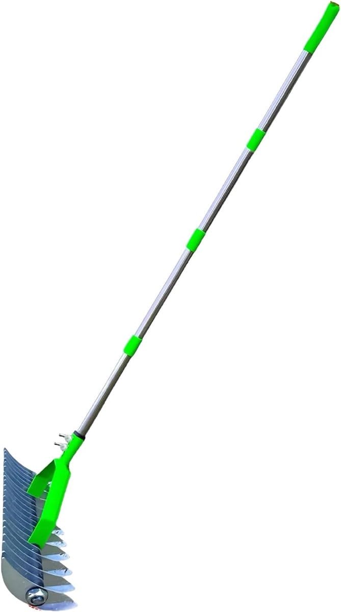 Gazon Hark - Gras Hark - Gazon Onderhoud - Robuust Roestvrij Staal - 32.5cm Breed