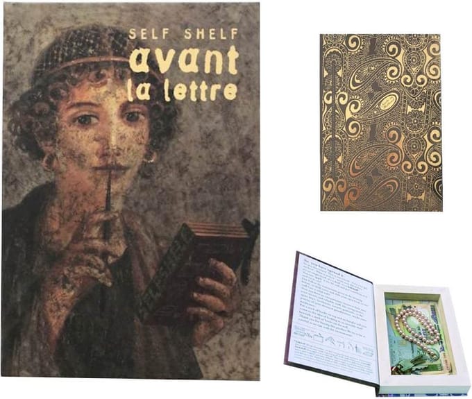 Selfshelf Boekenplank - Open book 'Avant la lettre' vrouw