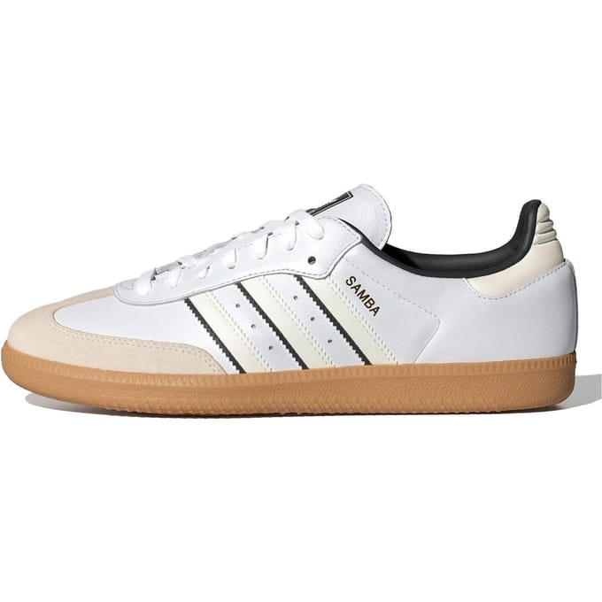 adidas Samba OG Tweekleurige Strepen - Zwarte Unisex Sneakers Wit Wolk-Wit Off-White ID1480 44 white