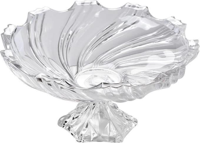 Clayre & Eef Fruitschaal Ø 38x21 cm Transparant Glas