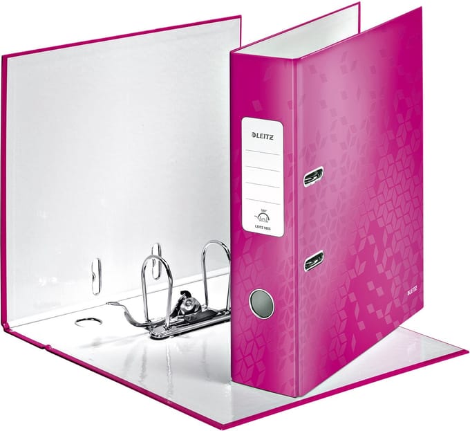 Ordner A4 Breed Leitz Wow 1005 Roze