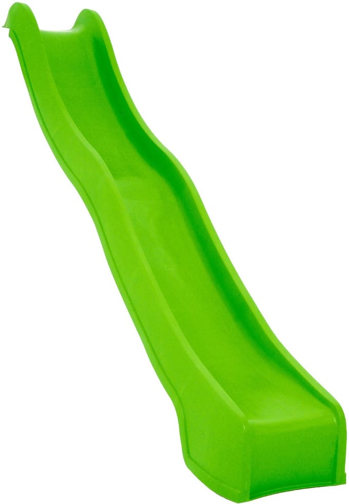 Golvende glijbaan van 300 cm appelgroen